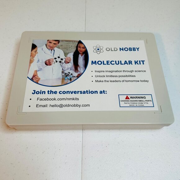 Old Nobby Molecular Kit 239 Pieces For Science Fun - Picture 3 of 9